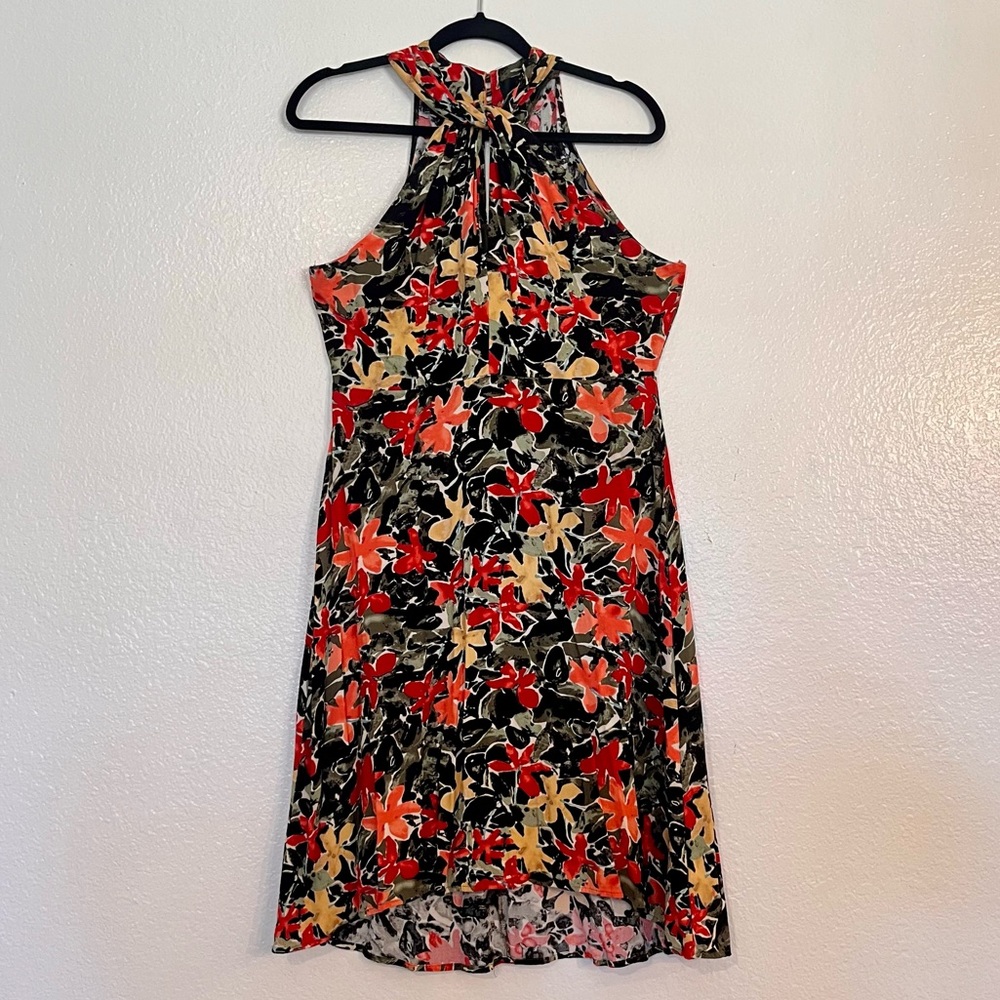 Mossimo Supply Co. Floral Halter Midi Dress